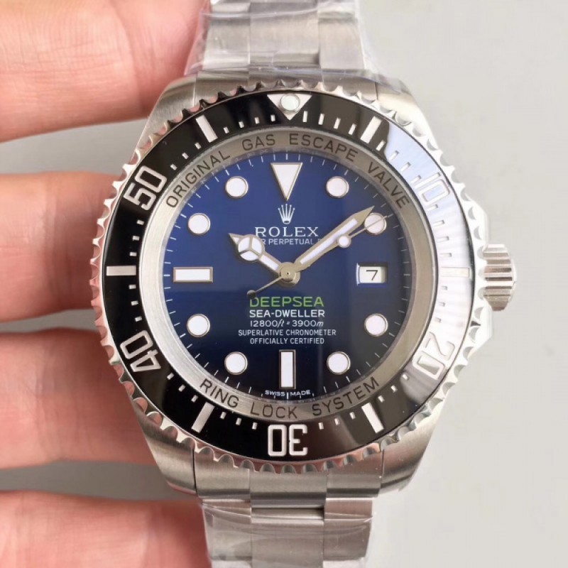 Replica Rolex Sea-Dweller 126660 AR Stainless Steel 904L D-Blue Dial Swiss 2824-2