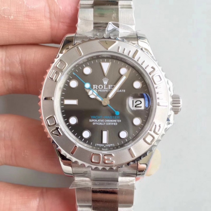 Replica Rolex Yacht-Master 37 268622 AR Stainless Steel 904L Anthracite Dial Swiss 2824-2