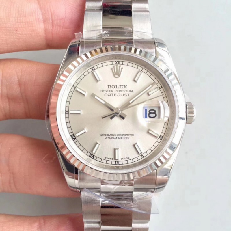 Replica Rolex Datejust II 126334 41MM AR Stainless Steel 904L Rhodium Dial Swiss 3235