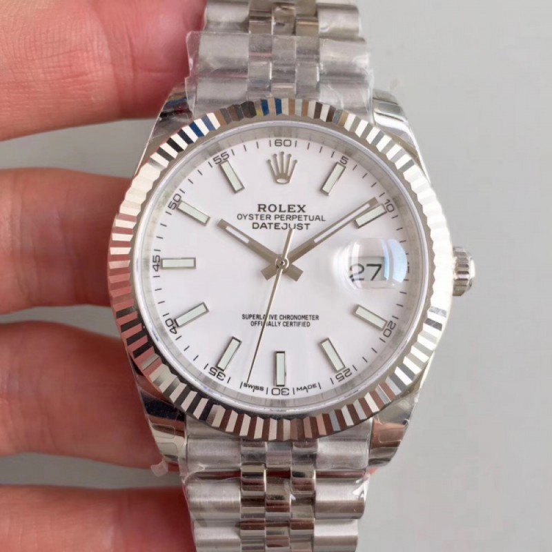 Replica Rolex Datejust II 126334 41MM EW Stainless Steel White Dial Swiss 3235