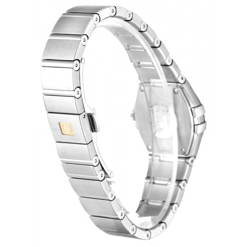 UK Steel set with Diamonds Omega Replica Constellation Ladies 123.15.24.60.03.001-24 MM