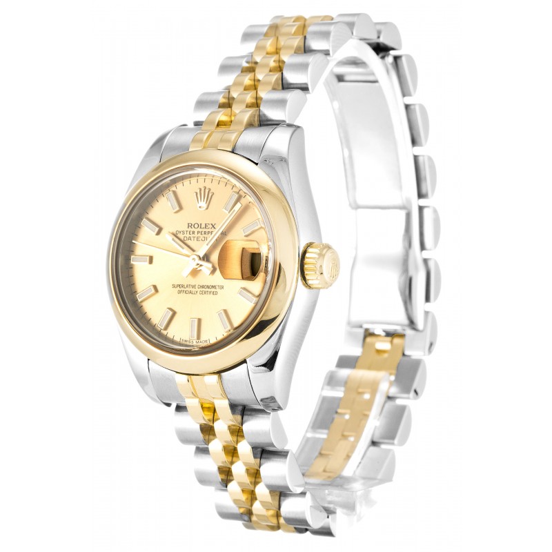 UK Steel & Yellow Gold Rolex Replica Datejust Lady 179163-26 MM