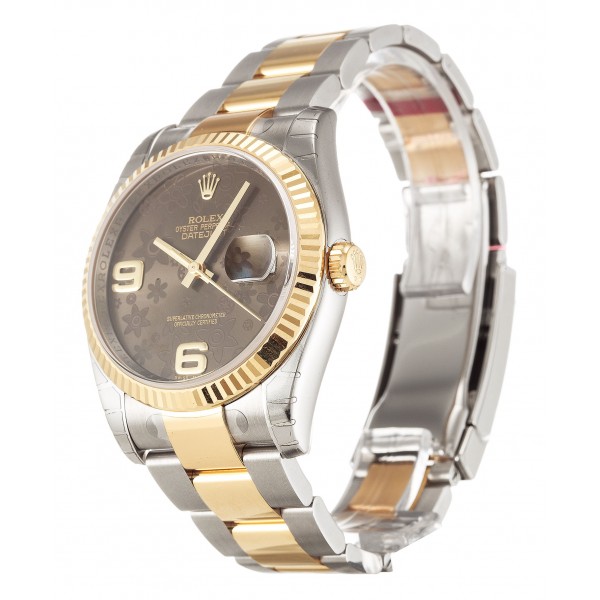 UK Yellow Gold Rolex Replica Datejust 116233-36 MM