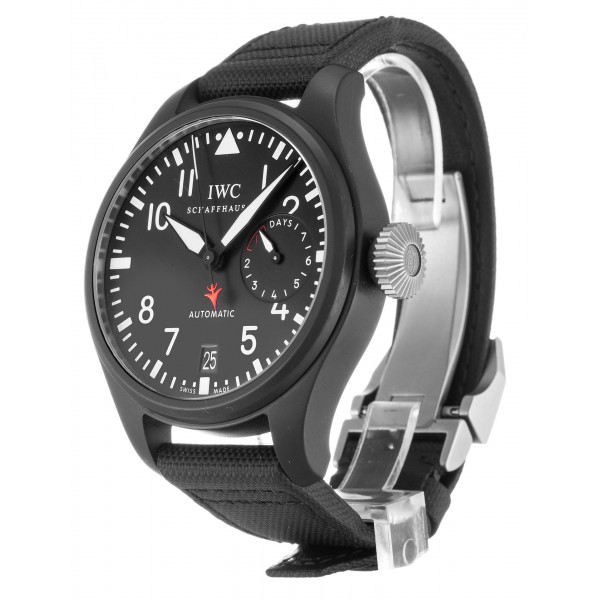 UK Ceramic - Black IWC Replica Big Pilots IW501901-48 MM