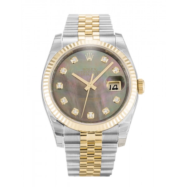 UK Yellow Gold Rolex Replica Datejust 116233-36 MM