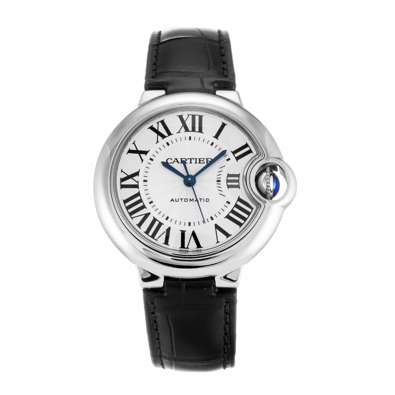 UK Steel Cartier Replica Ballon Bleu W6920085-33 MM