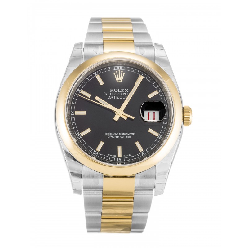 UK Steel & Yellow Gold Rolex Replica Datejust 116203-36 MM