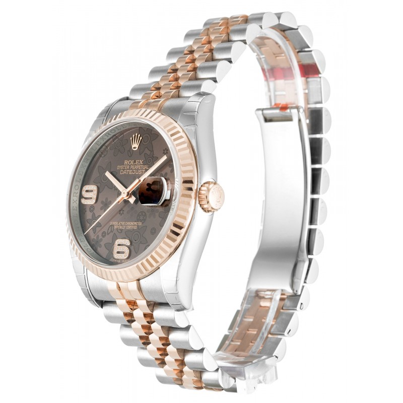 UK Steel & Rose Gold Rolex Replica Datejust 116231-36 MM