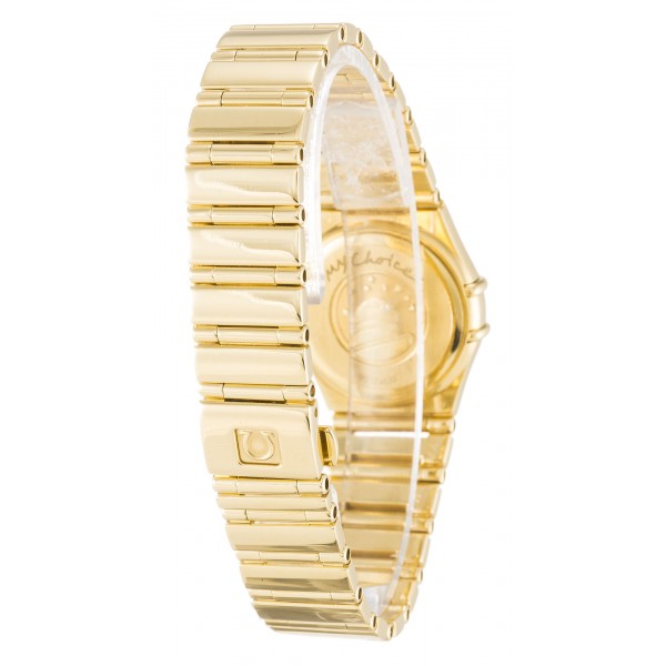 UK Yellow Gold set with Diamonds Omega Replica My Choice Mini 1164.75.00-22.5 MM