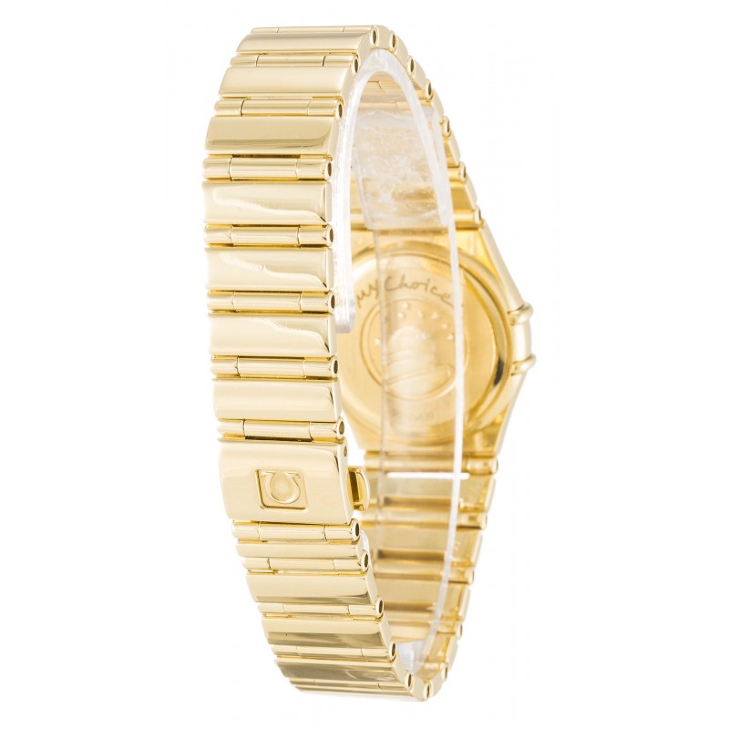 UK Yellow Gold set with Diamonds Omega Replica My Choice Mini 1164.75.00-22.5 MM