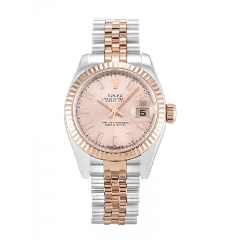 UK Steel & Rose Gold Rolex Replica Datejust Lady 179171-26 MM