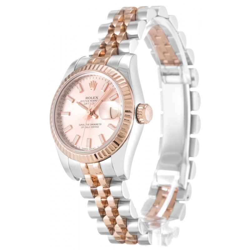 UK Steel & Rose Gold Rolex Replica Datejust Lady 179171-26 MM