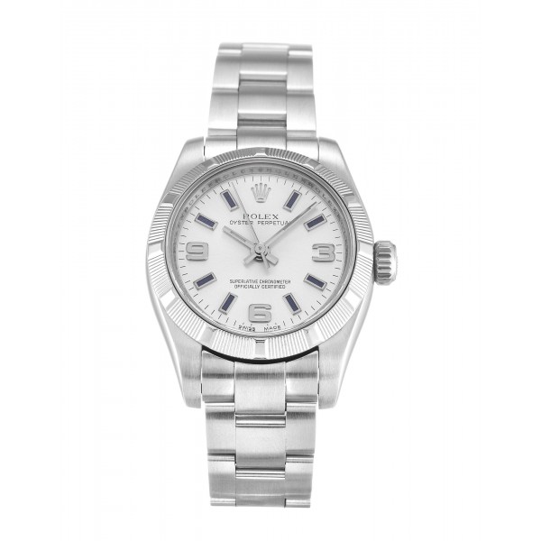 UK Steel Rolex Replica Lady Oyster Perpetual 176210-26 MM