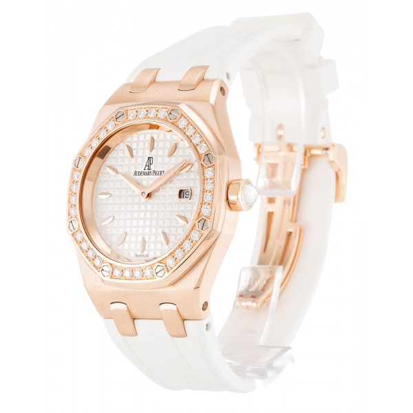 UK Rose Gold set with Diamonds Audemars Piguet Replica Royal Oak 67651OR.ZZ.D010CA.01-33 MM