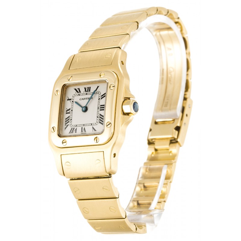 UK Yellow Gold Cartier Replica Santos W20010C5-23 MM