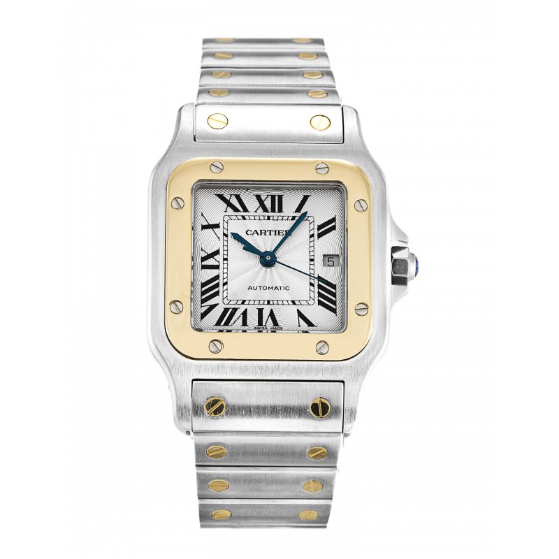 UK Steel & Yellow Gold Cartier Replica Santos W20052C4-29 MM