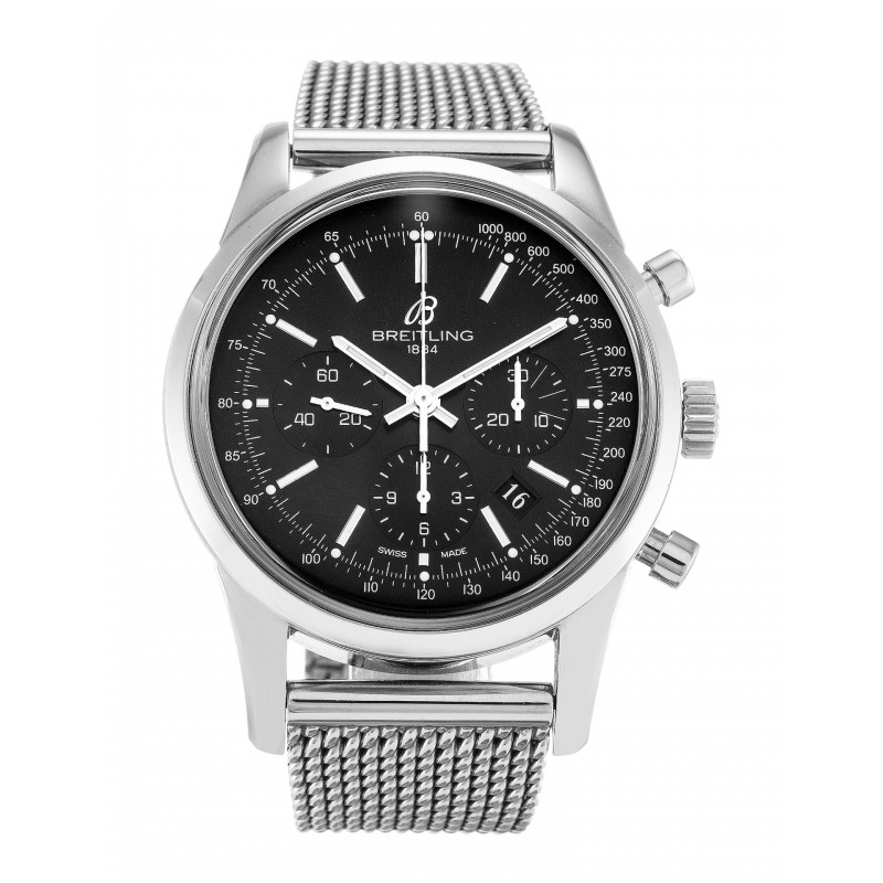 UK Steel Breitling Replica Transocean Chronograph AB0152-43 MM