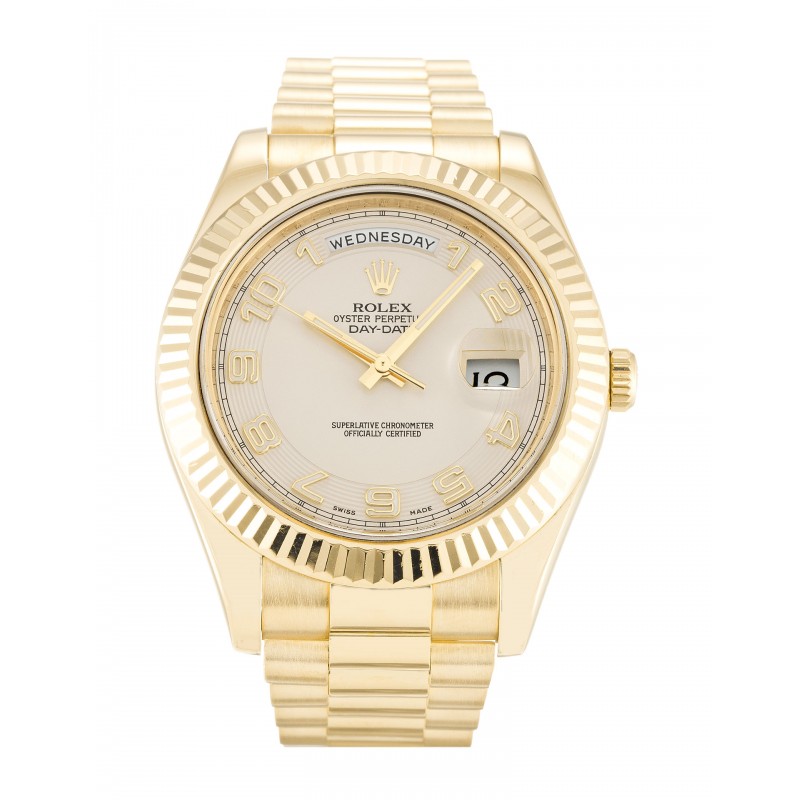 UK Yellow Gold Rolex Replica Day-Date II 218238-41 MM