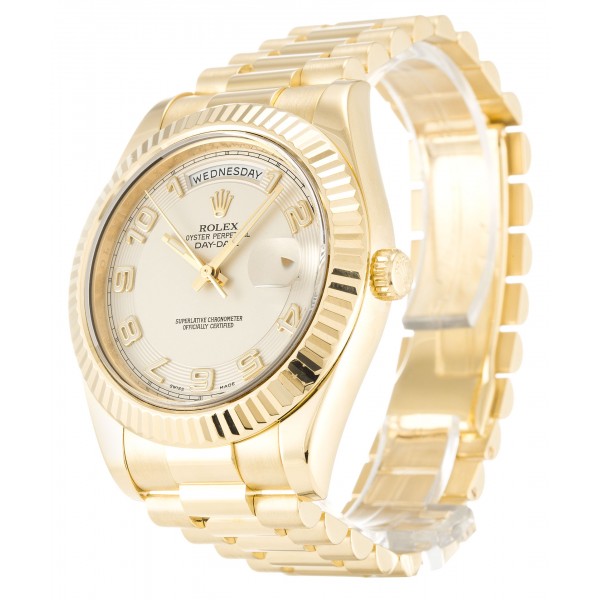 UK Yellow Gold Rolex Replica Day-Date II 218238-41 MM