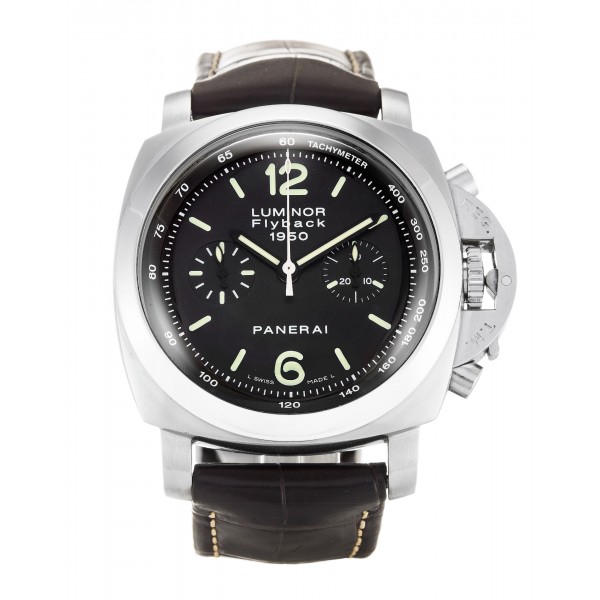 UK Brown Crocodile Replica Panerai Luminor 1950 PAM00212-44 MM