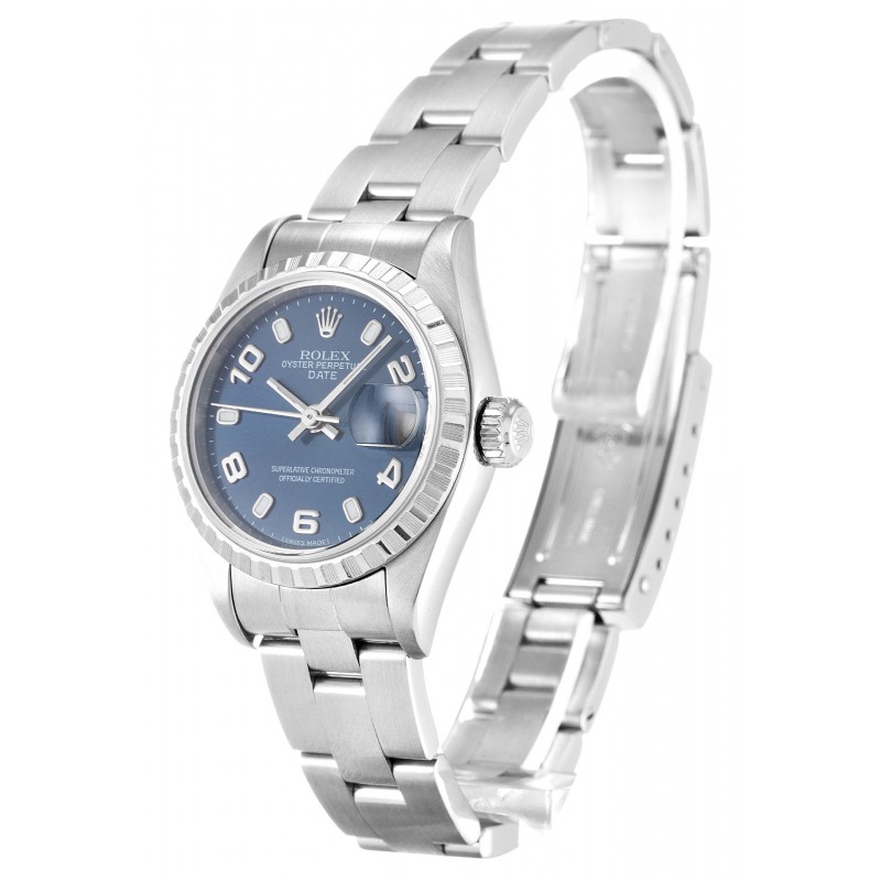 UK Steel Rolex Replica Lady Oyster Perpetual 79240-26 MM