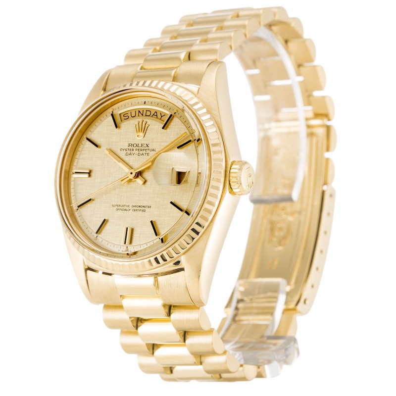 UK Yellow Gold Rolex Replica Day-Date 1803-36 MM