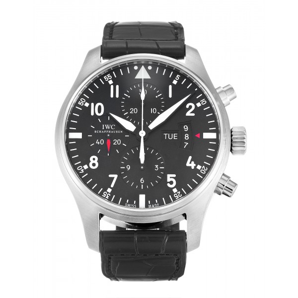 UK Steel IWC Replica Pilots Chrono IW377701-43 MM