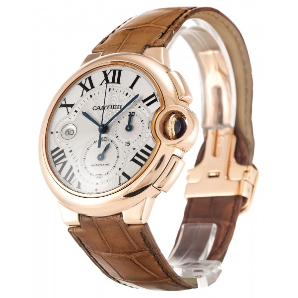 UK Rose Gold Cartier Replica Ballon Bleu W6920009-47 MM