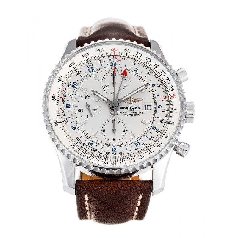 UK Steel Breitling Replica Navitimer World A24322-46 MM