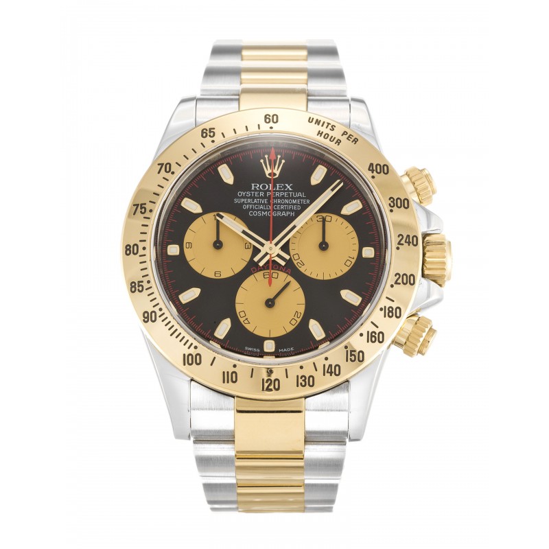 UK Steel & Yellow Gold Rolex Replica Daytona 116523-40 MM