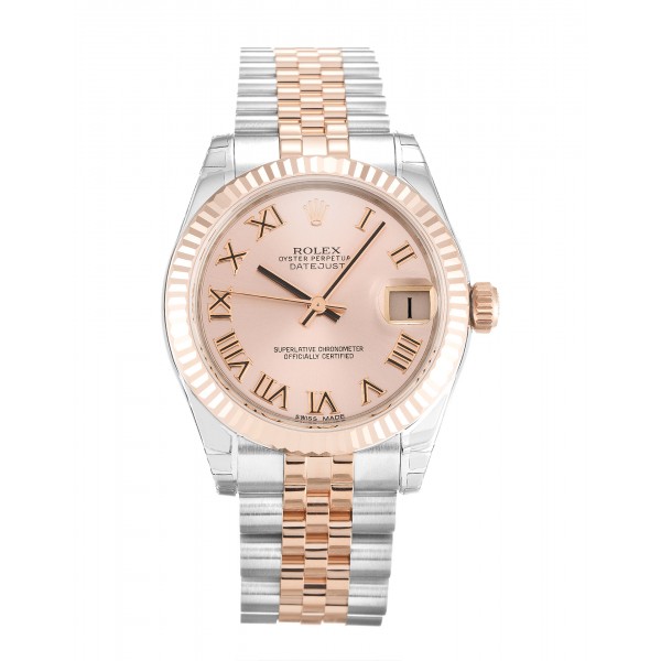 UK Rose Gold Rolex Replica Mid-Size Datejust 178271-31 MM