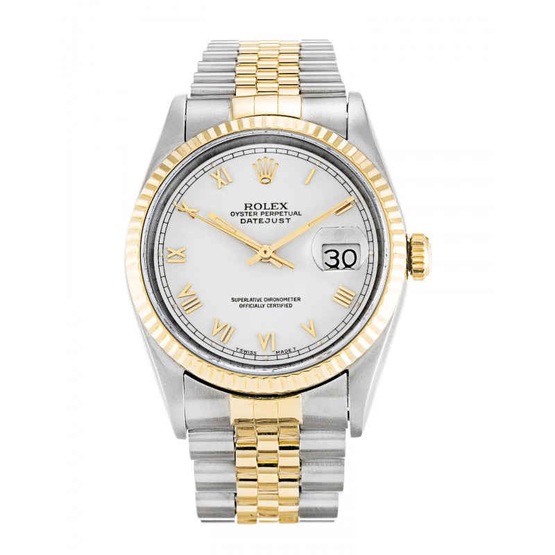 UK Steel & Yellow Gold Rolex Replica Datejust 16233-36 MM