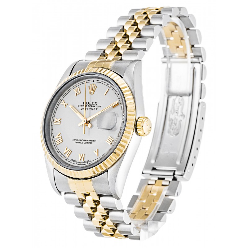 UK Steel & Yellow Gold Rolex Replica Datejust 16233-36 MM