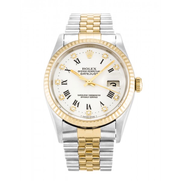 UK Steel & Yellow Gold Rolex Replica Datejust 16233-36 MM