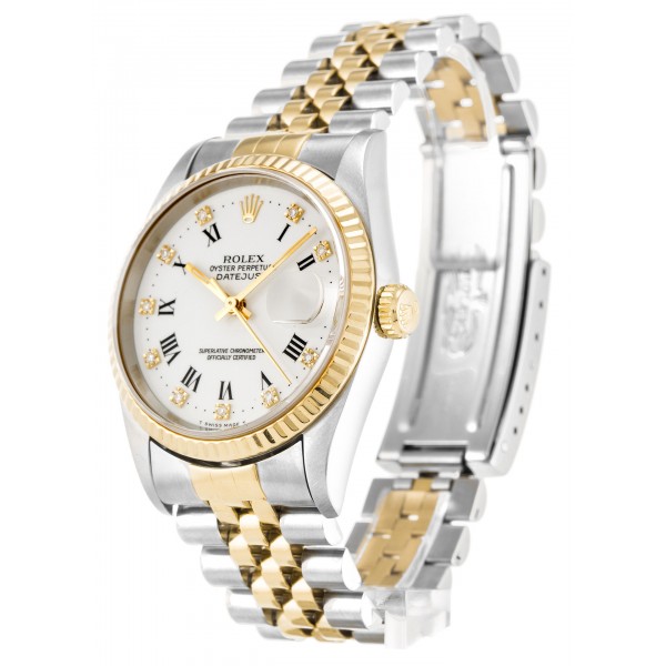 UK Steel & Yellow Gold Rolex Replica Datejust 16233-36 MM