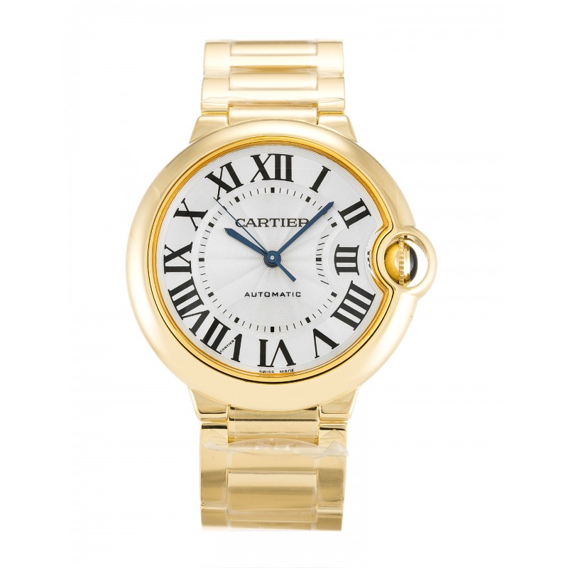 UK Yellow Gold Cartier Replica Ballon Bleu W69003Z2-37 MM