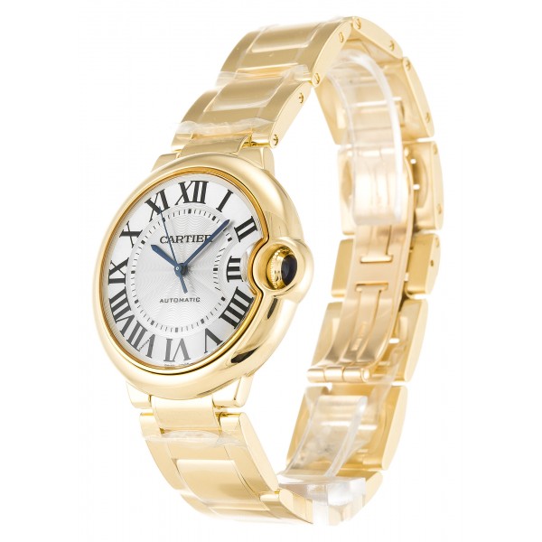 UK Yellow Gold Cartier Replica Ballon Bleu W69003Z2-37 MM