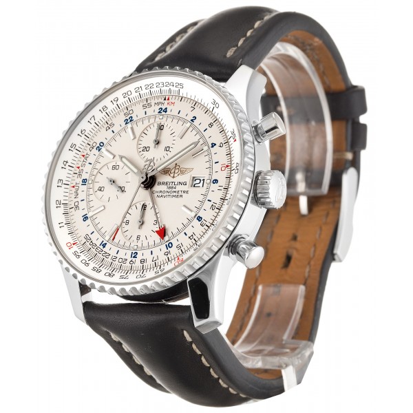 UK Steel Breitling Replica Navitimer World A24322-46 MM