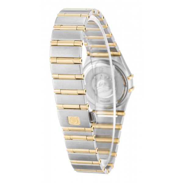 UK Steel & Yellow Gold set with Diamonds Omega Replica Constellation Mini 1267.75.00-22.5 MM