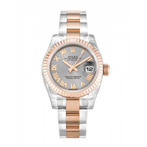 UK Steel & Rose Gold Rolex Replica Datejust Lady 179171-26 MM