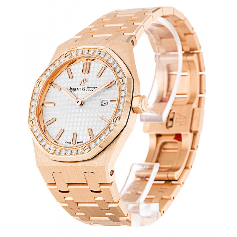 UK Rose Gold set with Diamonds Audemars Piguet Replica Royal Oak 67651OR.ZZ.1261OR.01-33 MM