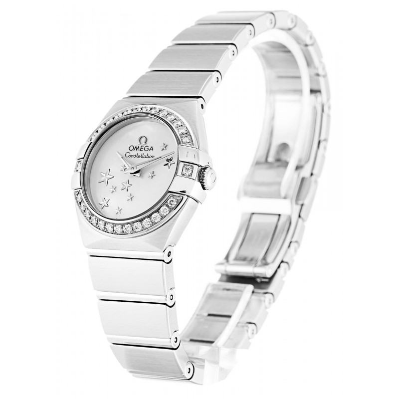 UK Best Omega Replica Constellation Ladies 123.15.24.60.05.003-24 MM