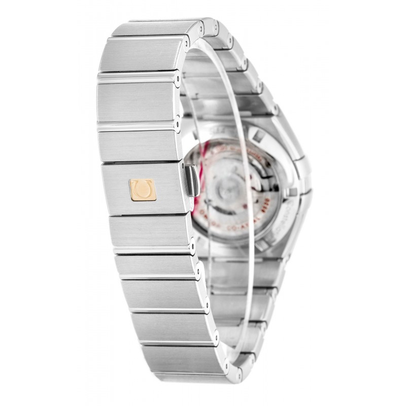 UK Steel set with Diamonds Omega Replica Constellation Ladies 123.15.27.20.55.001-27 MM