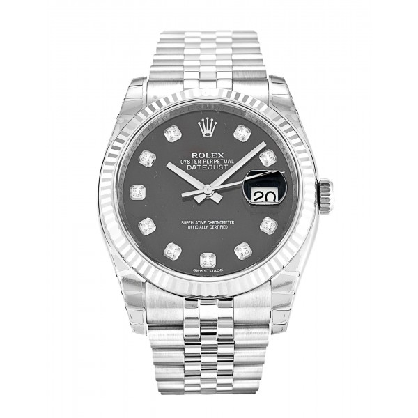 UK Steel & White Gold Rolex Replica Datejust 116234-36 MM