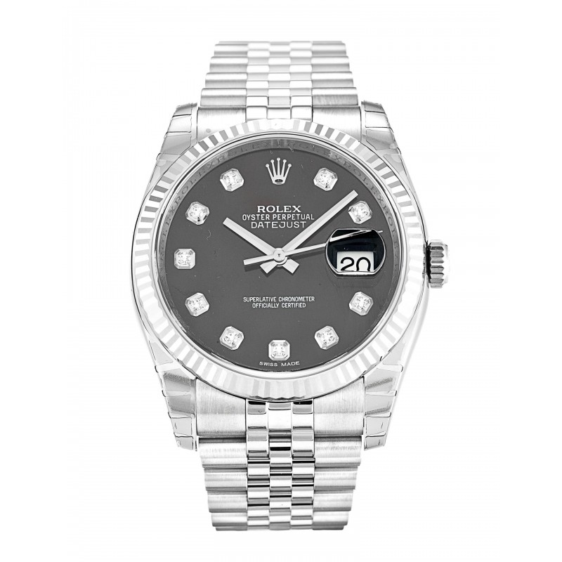 UK Steel & White Gold Rolex Replica Datejust 116234-36 MM