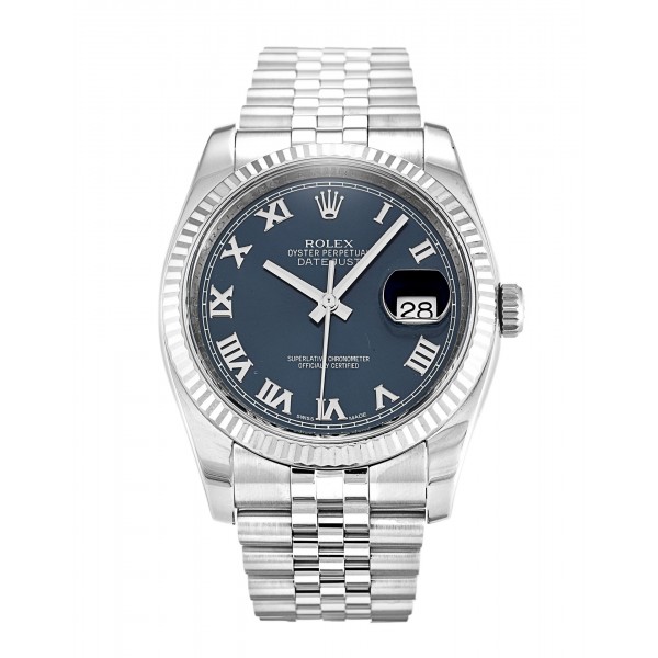 UK Steel & White Gold Rolex Replica Datejust 116234-36 MM