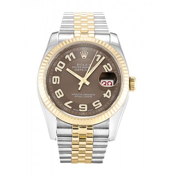 UK Yellow Gold Rolex Replica Datejust 116233-36 MM