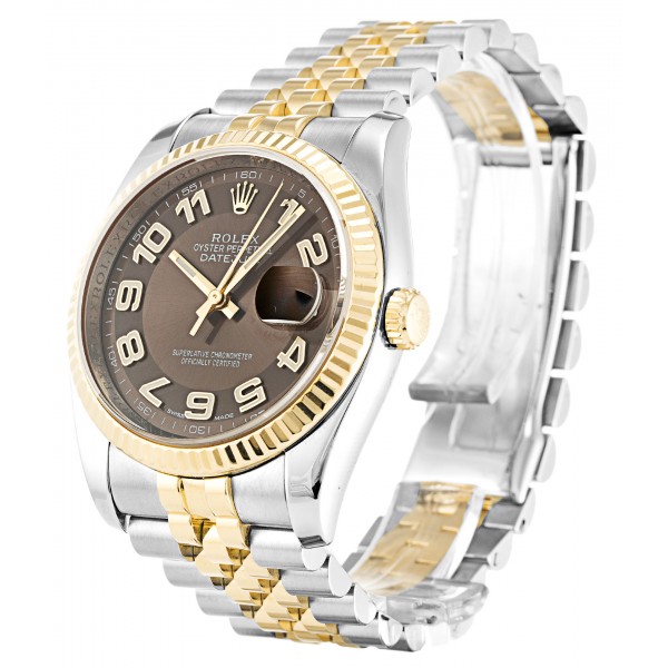 UK Yellow Gold Rolex Replica Datejust 116233-36 MM