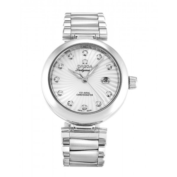 UK Steel Omega Replica De Ville Ladymatic 425.30.34.20.55.001-34 MM