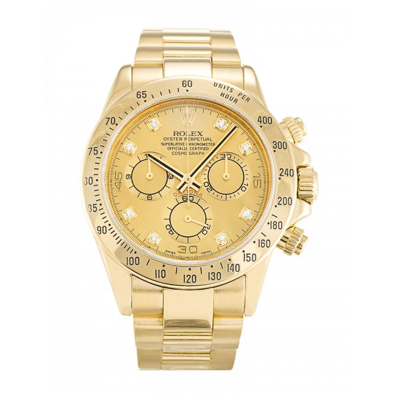 UK Yellow Gold UK Yellow Gold Rolex Replica Daytona 116528 -40 MM